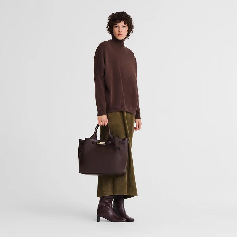 Sac porté épaule L - Le Roseau (Smart) - Mocha (002)