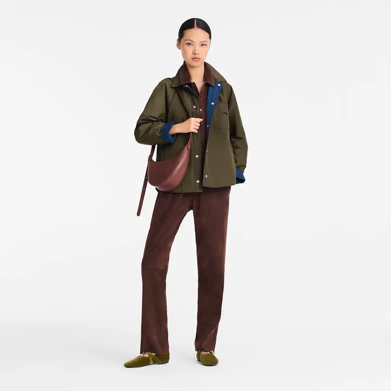 Sac à main Demi-Lune - Le Foulonné - Café (M02)