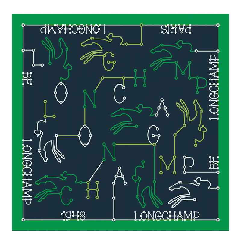 <tc>Parcours Longchamp Silk Scarf 50x50</tc>