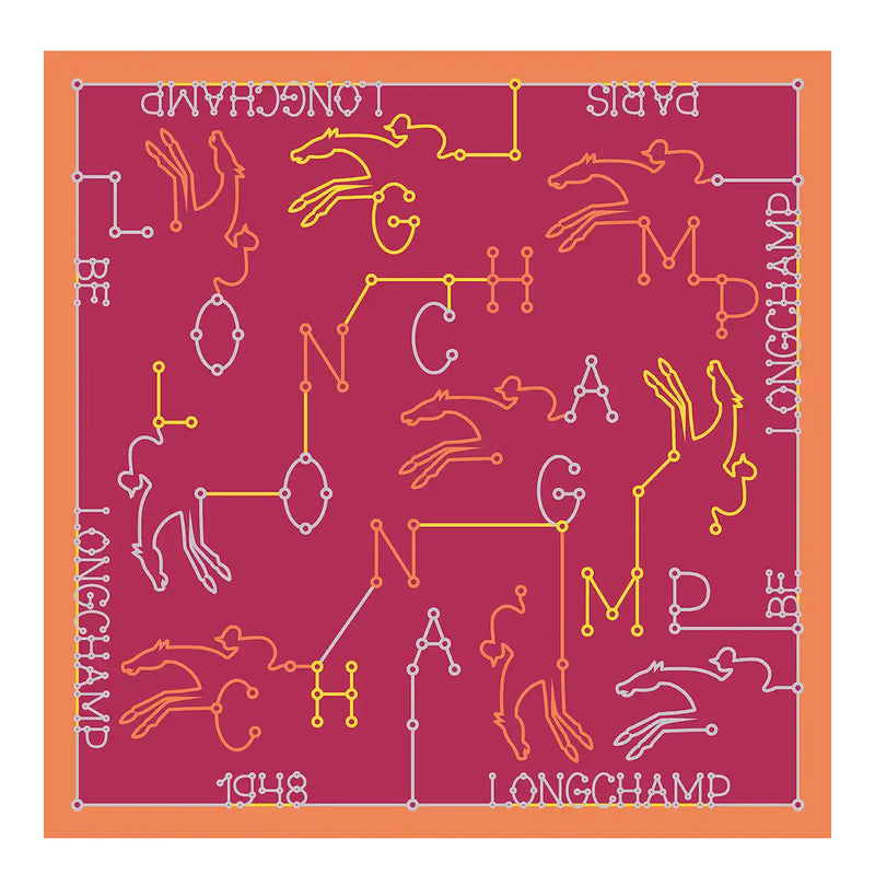 <tc>Parcours Longchamp Silk Scarf 50x50</tc>